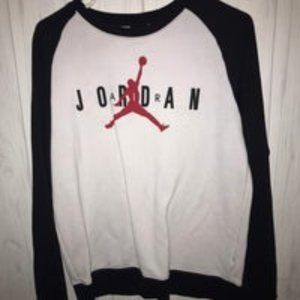 white Jordan sweater